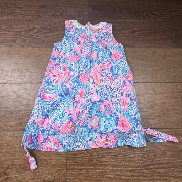 Lilly Pulitzer Little Lilly Classic Shift Treasure Trove Size 6 Preppy, Beach - Picture 11 of 12